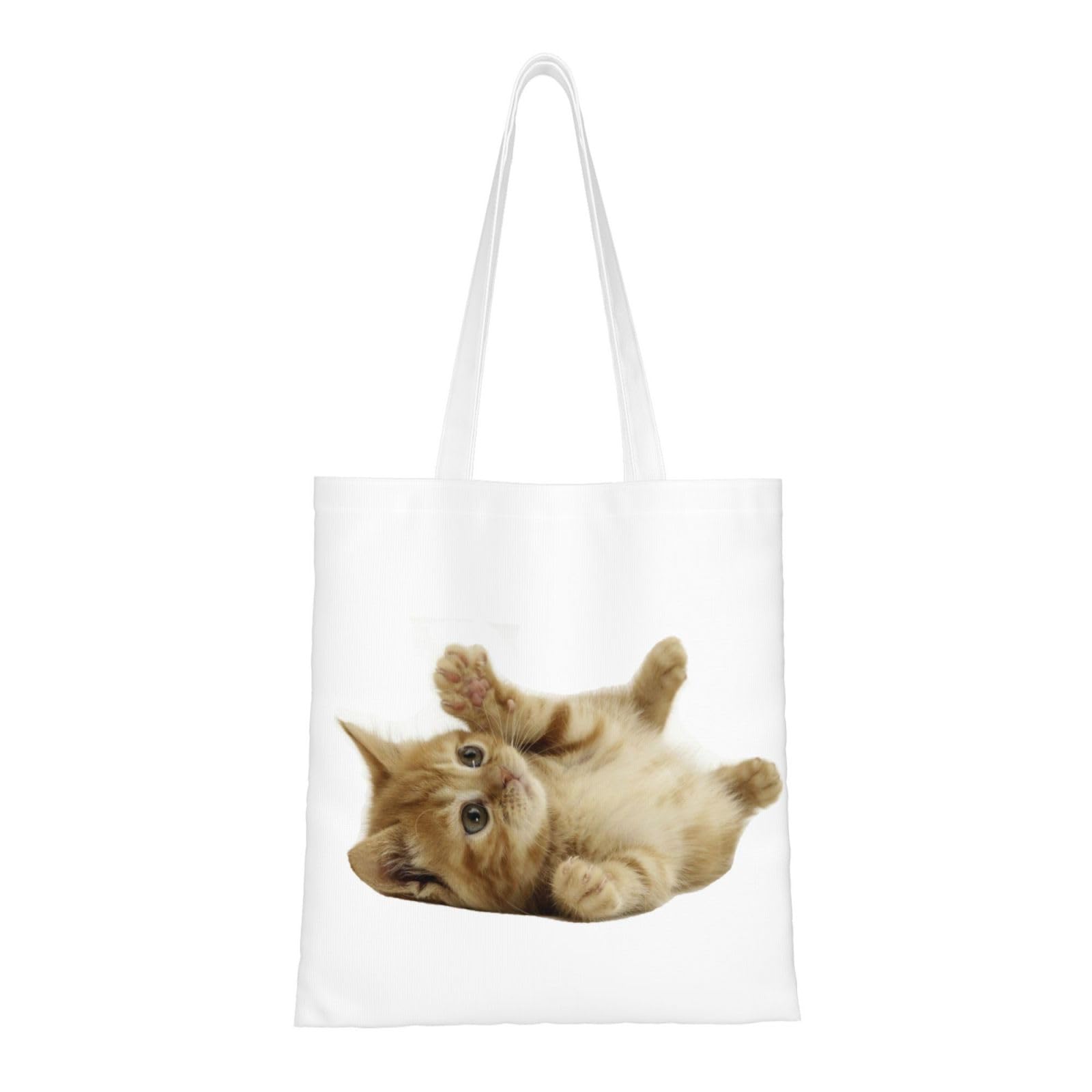 Amazon.co.jp: トートバッグ 萌え 茶トラ猫 ネコ柄 キャンバストート